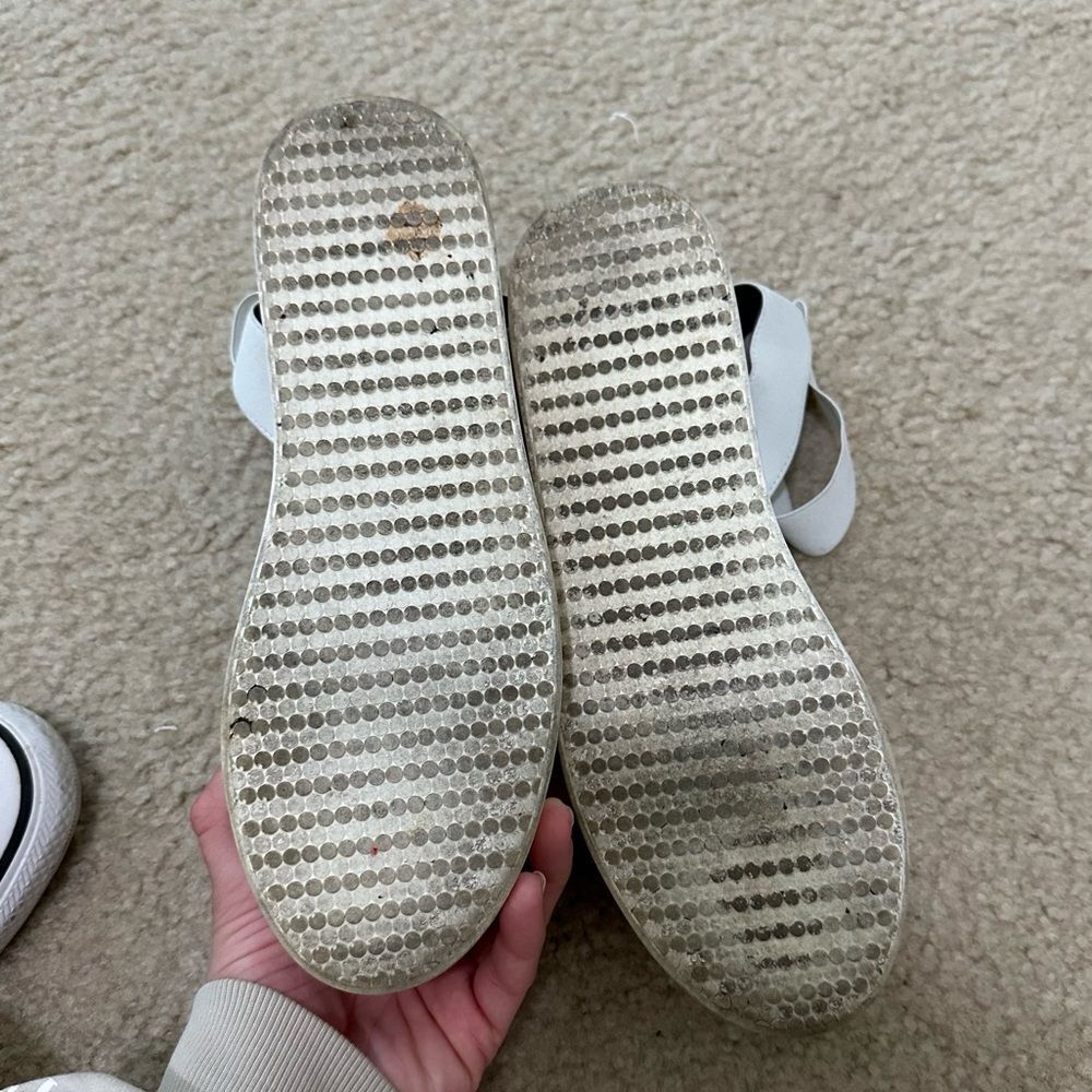 Steve Madden White and black Goth platform sandals - Picture 11 of 11